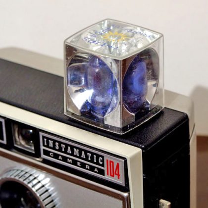 Kodak Instamatic camera with flashcube